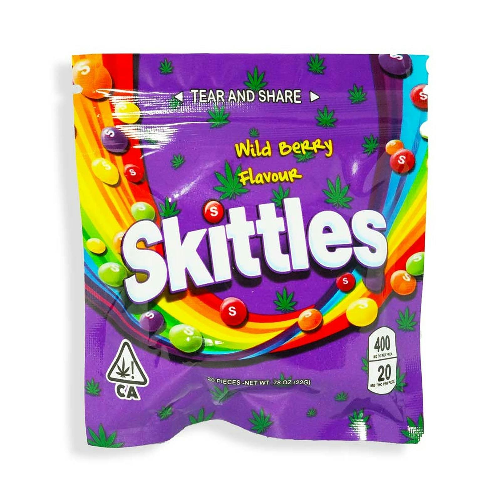 Medicated Delta-8 THC Skittles - Wild Berry